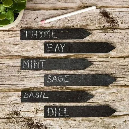 Esschert Design Slate Plant Markers