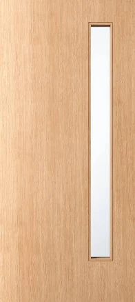 ETO DoorsRome Exterior Flush White Oak Door