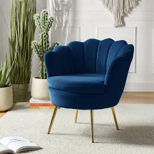 Etta Avenue Hendrix Velvet Accent Chair