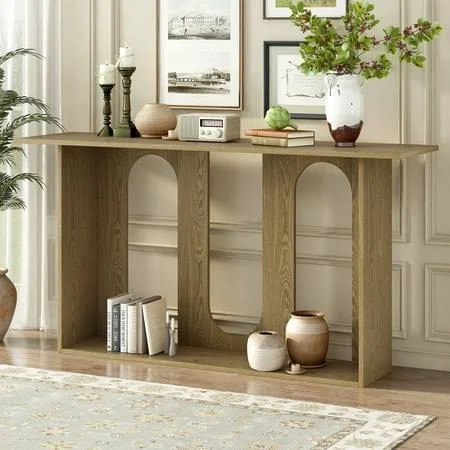 Euroco Curved Console Table