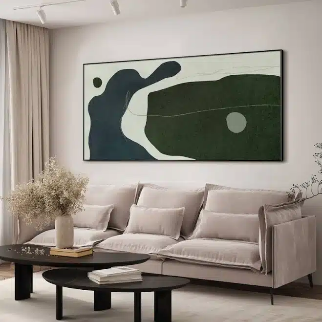 Extra Large Geometric Abstract Wall Art Print - Contemporary Artwork Modern Deco