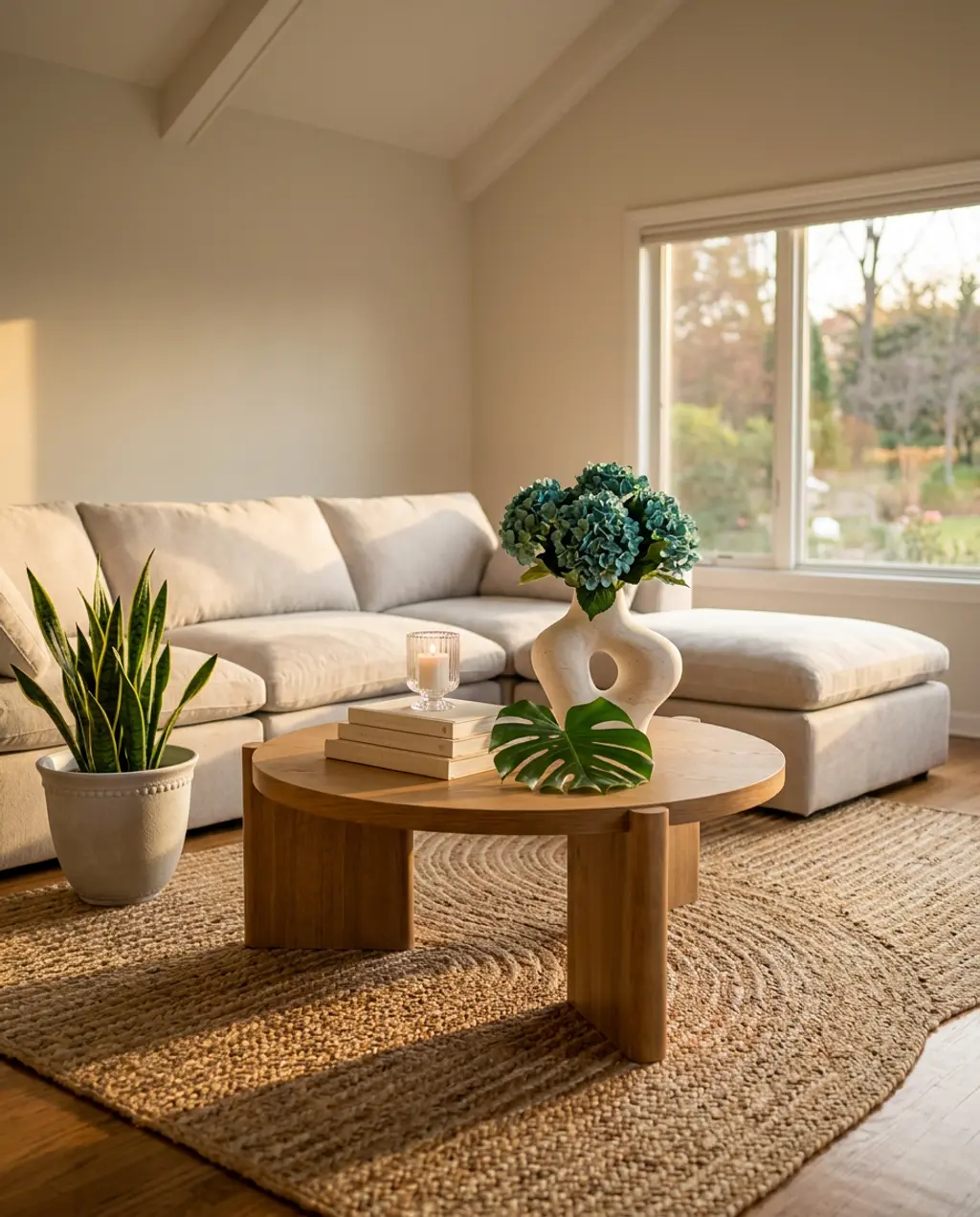 Sun-Drenched Living Room Refresh with Botanical Accents