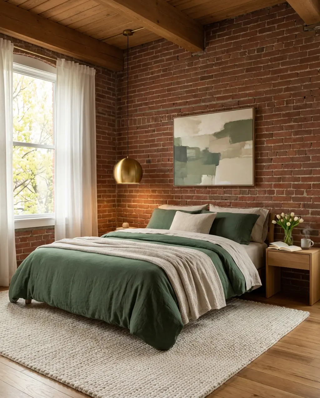 Cozy Modern Loft Bedroom Retreat
