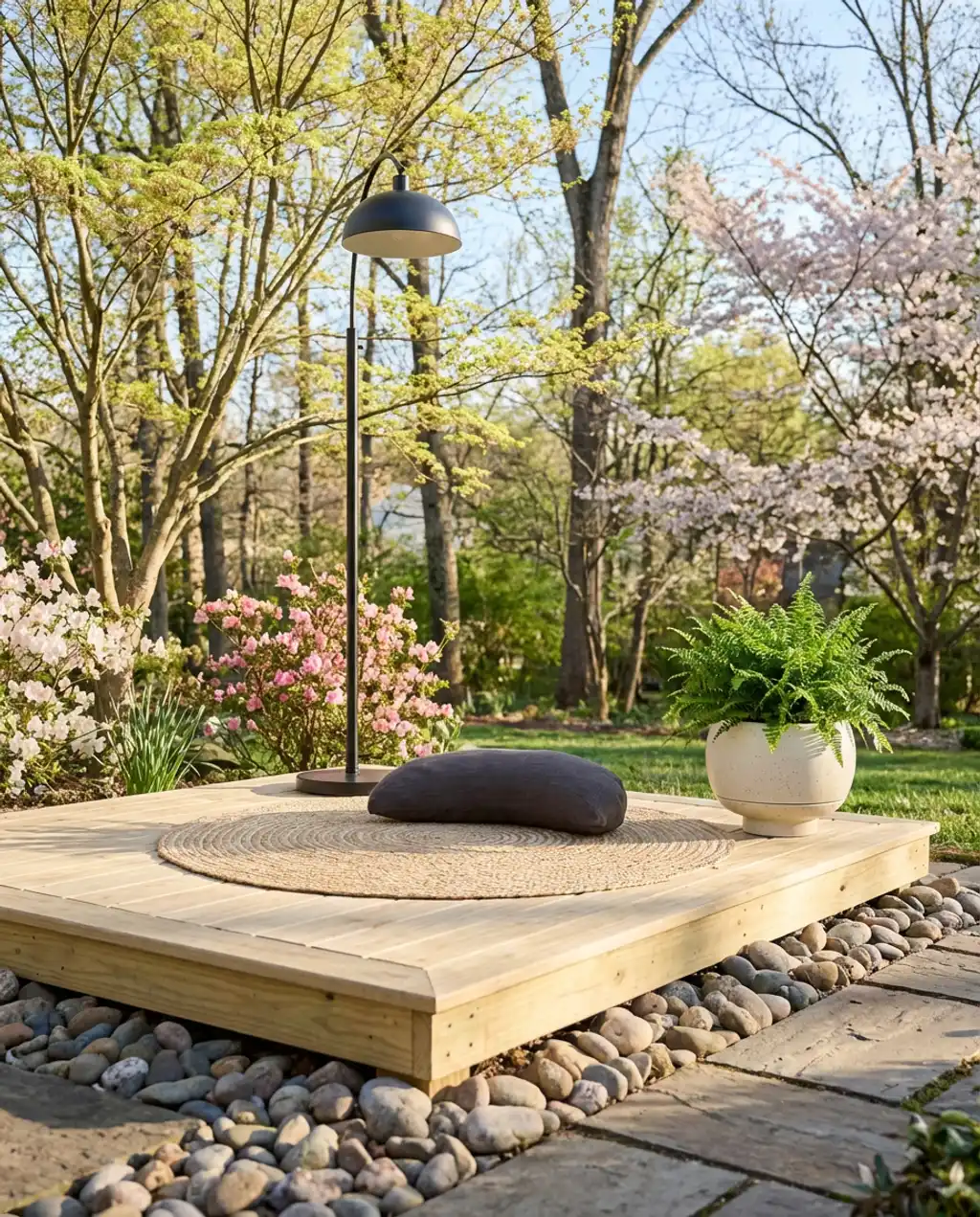 Indoor Serenity: Minimalist Zen Garden Corner