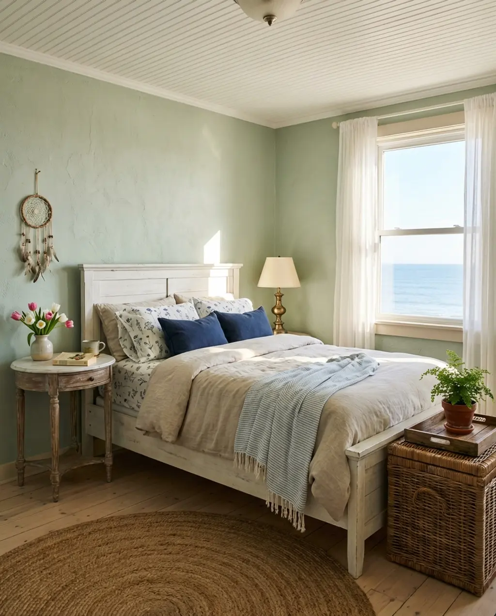 Charlie's Cottagecore Spring Bedroom with Wildflower Prints
