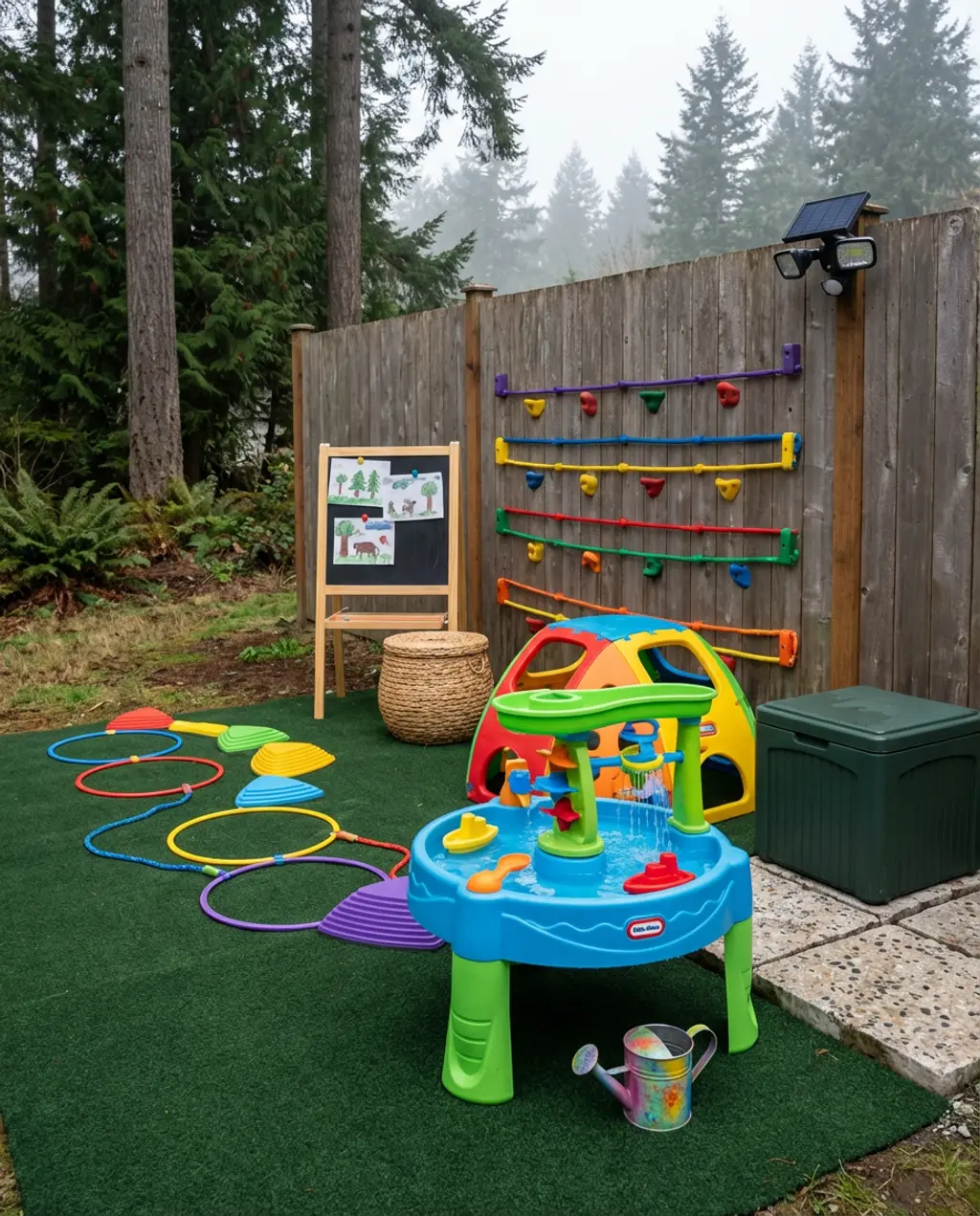 Creative Outdoor Art & Sensory Play Zone