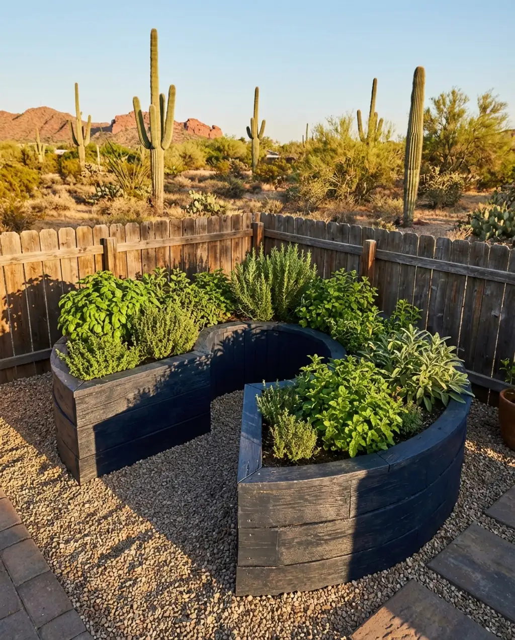 Herb Spiral Raised Bed for Compact Spaces