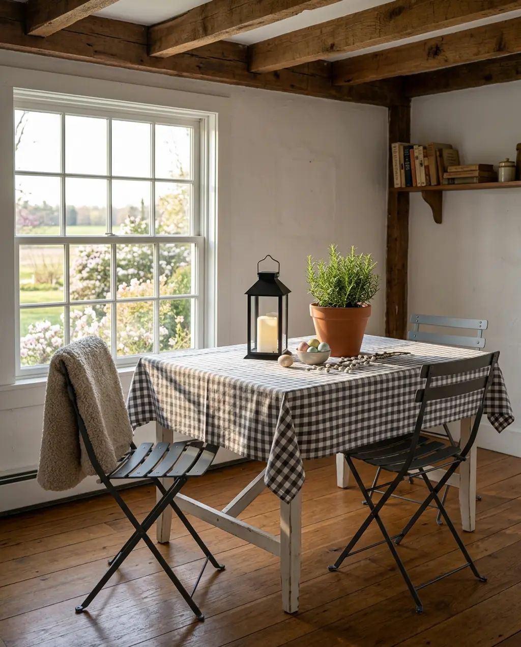 Farmhouse Easter Backyard Patio for Outdoor Dining