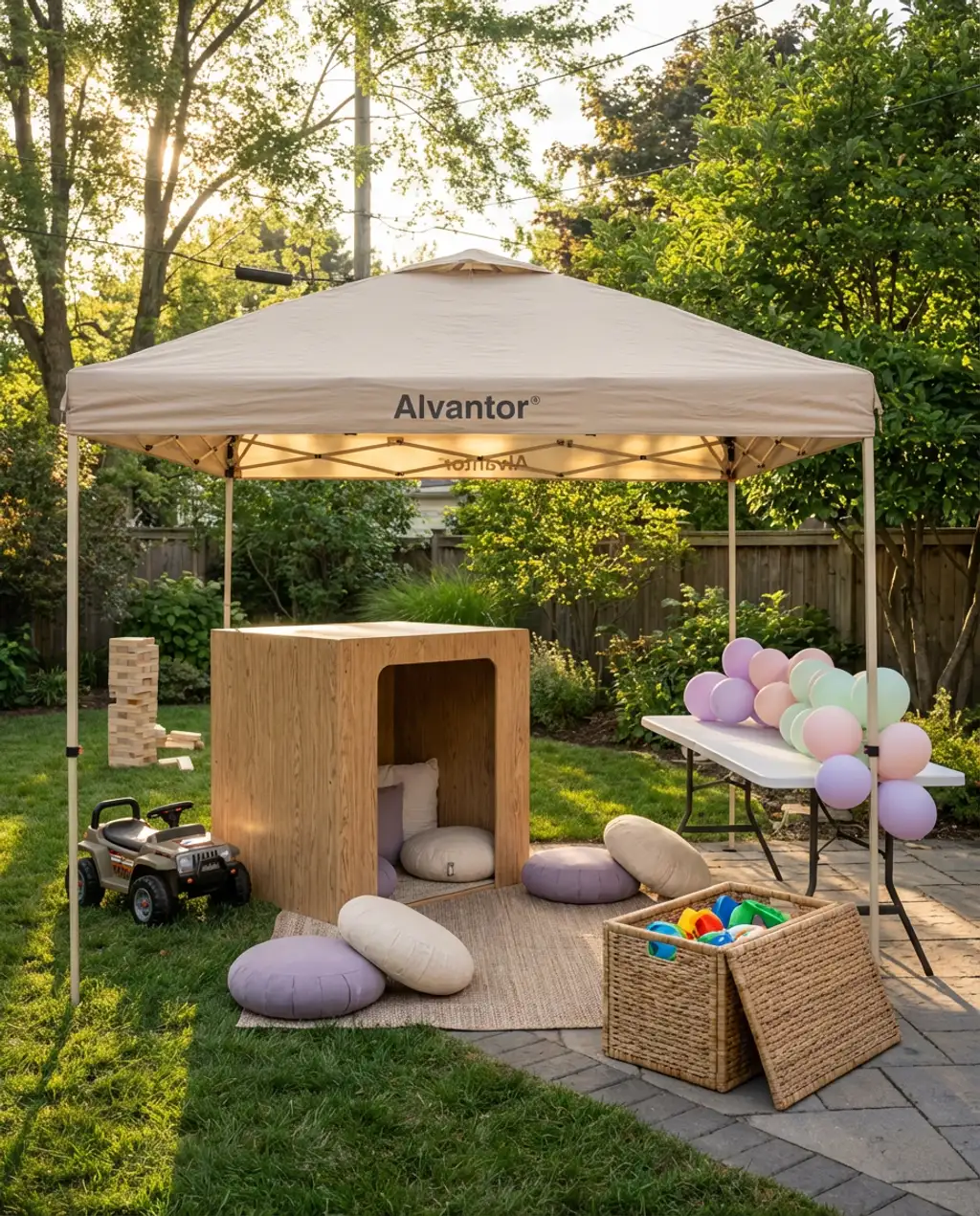 Themed Outdoor Birthday Party Zone