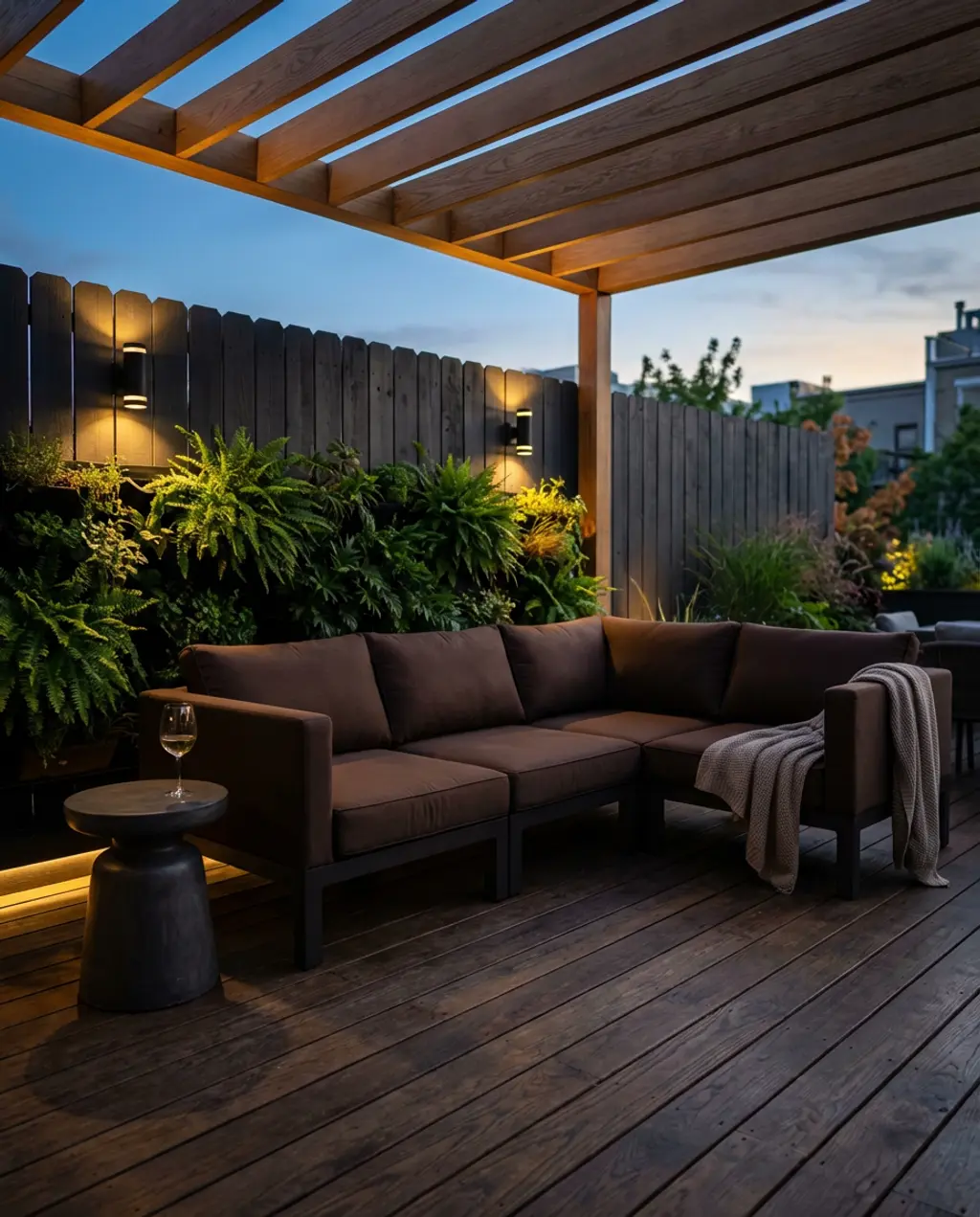 Vertical Garden Wall & Lounge Zone