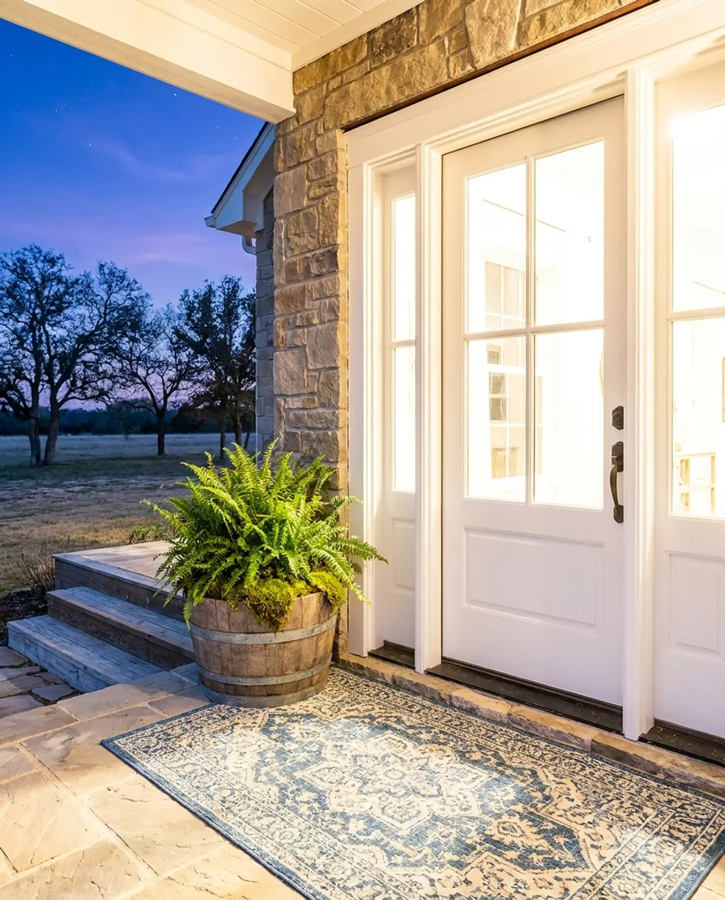 Cozy Small Interior Entrance with Hall Tree