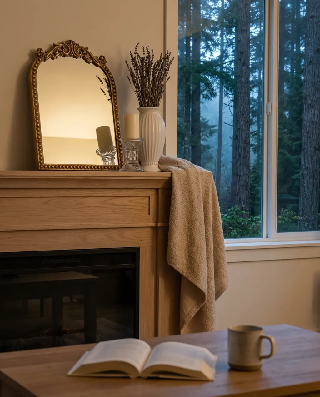 Luxurious Wedding-Inspired Mantle with Ivory and Gold 2026