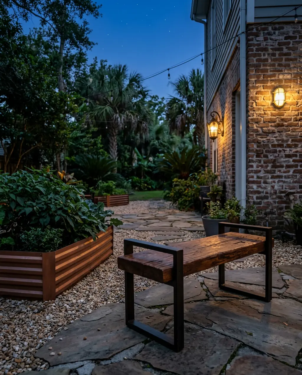 Industrial Style Outdoor Sconces for Brick Walls