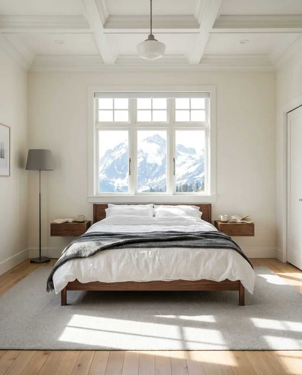 Cozy Scandinavian Spring Bedroom with Minimalist Vibes