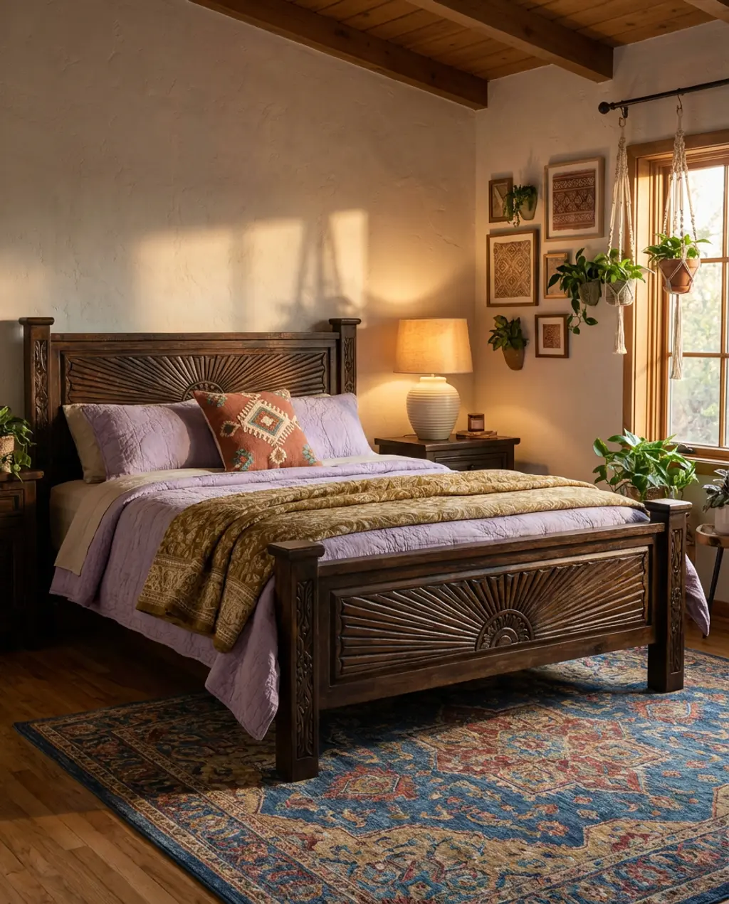 Eclectic Global Bedroom Design