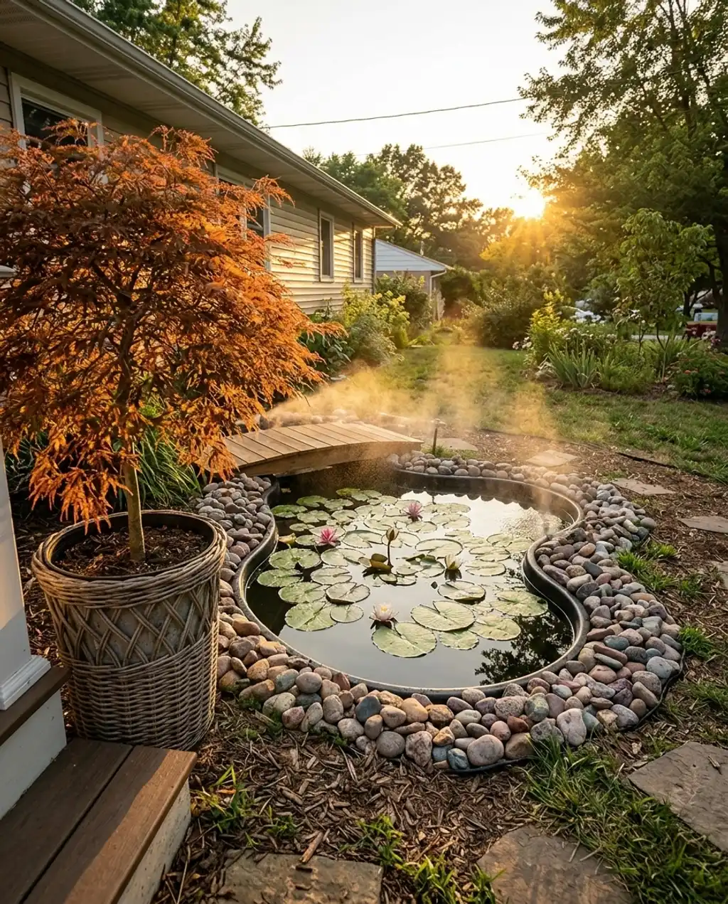 Compact Pond & Water Garden Feature