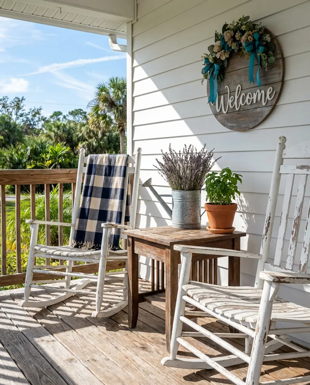 Rustic Farmhouse Front Porch Decor Spring 2026