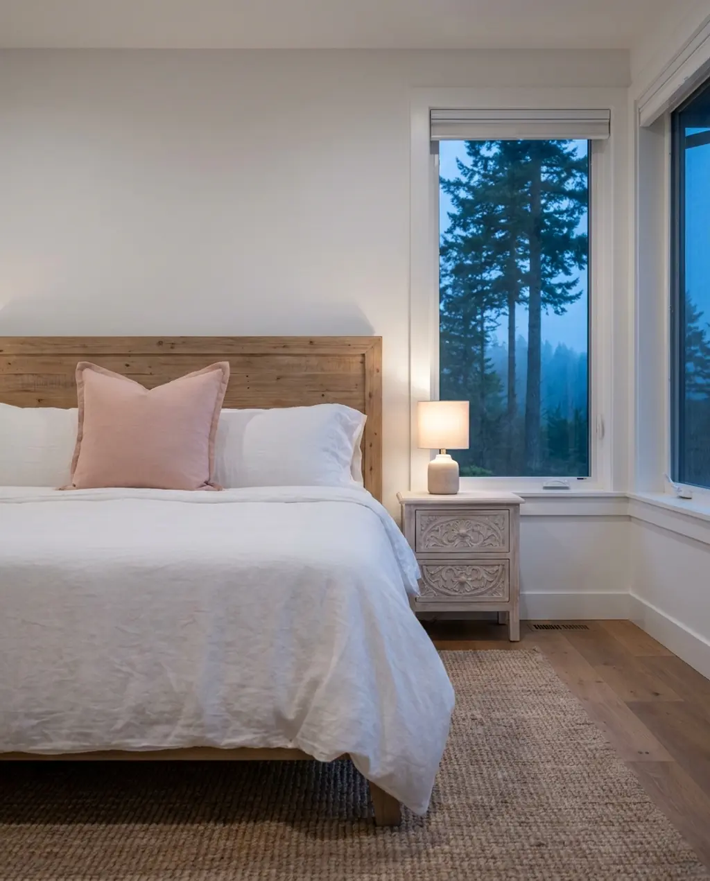 Spring Bedroom Refresh: Coastal Blues & Driftwood Textures