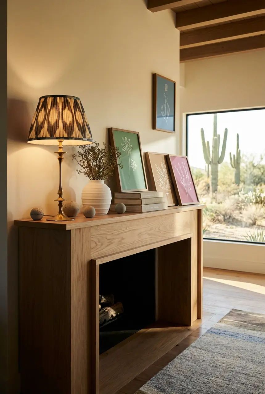 Everyday Elegance Mantle with Books and Subtle Art 2026