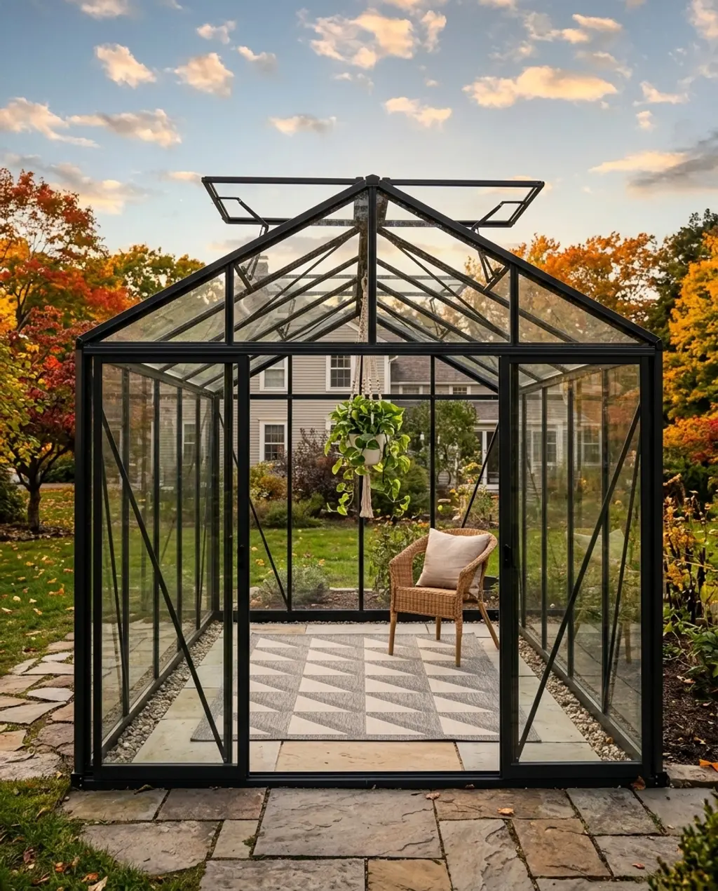 Garden Room Conservatory with Indoor-Outdoor Flow