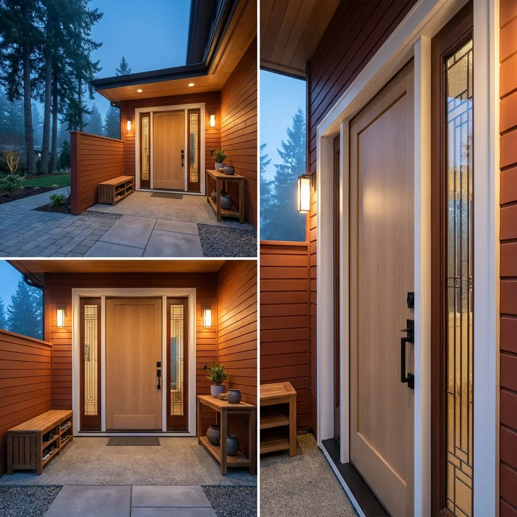 Smart Home Ready Front Door with Integrated Tech