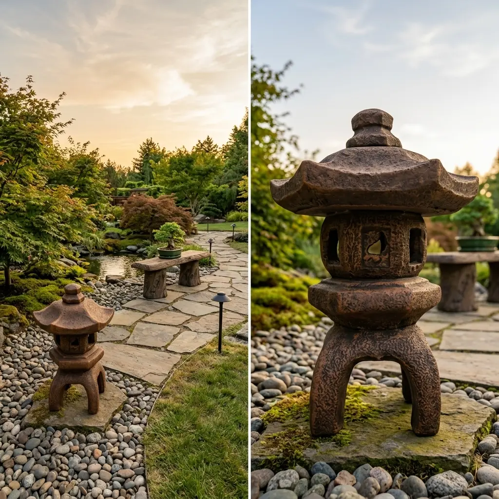 Japanese Garden Lanterns for Ethereal Glow
