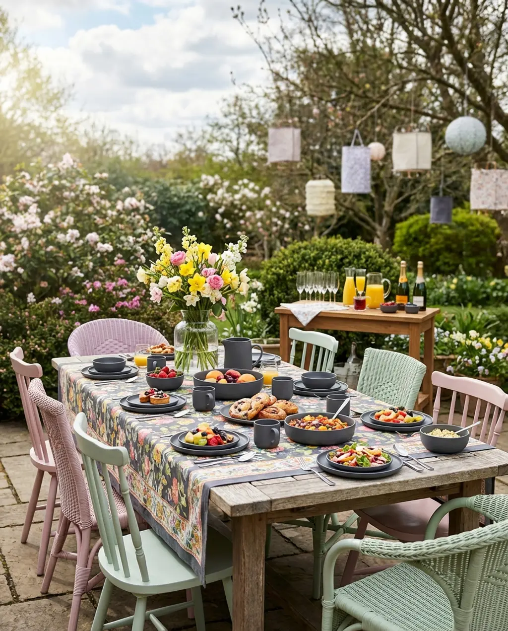Colorful Spring Outdoor Brunch Party 2026