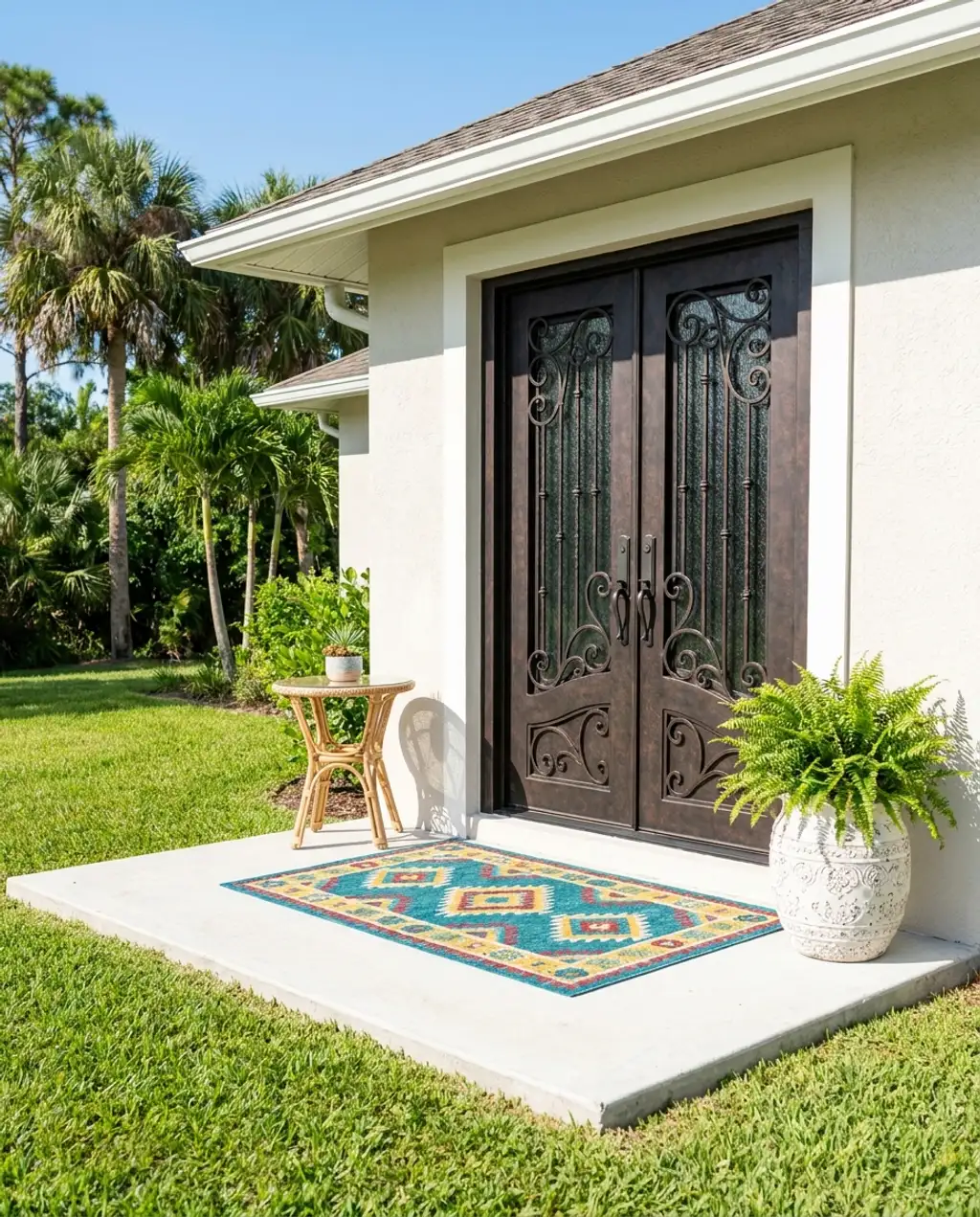 Eclectic Interior Foyer with Gallery Wall — Budget Version