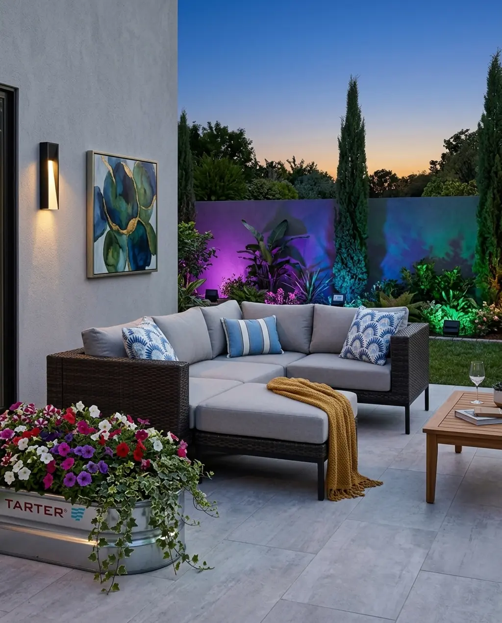 RGB LED Floodlights for Dynamic Garden Color Washes — Luxury Version