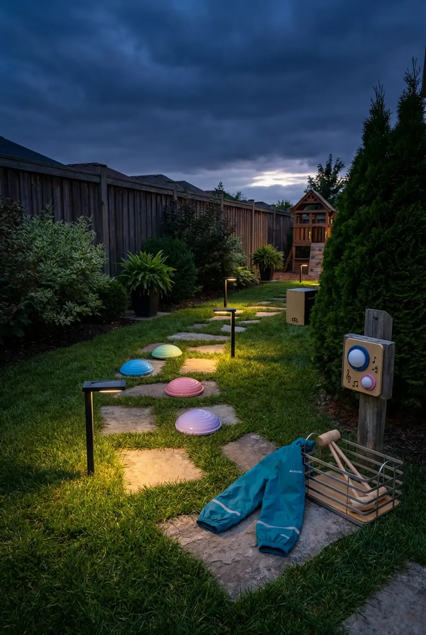 Adventure Trail with Balance Pods & Stepping Stones — Luxury Version