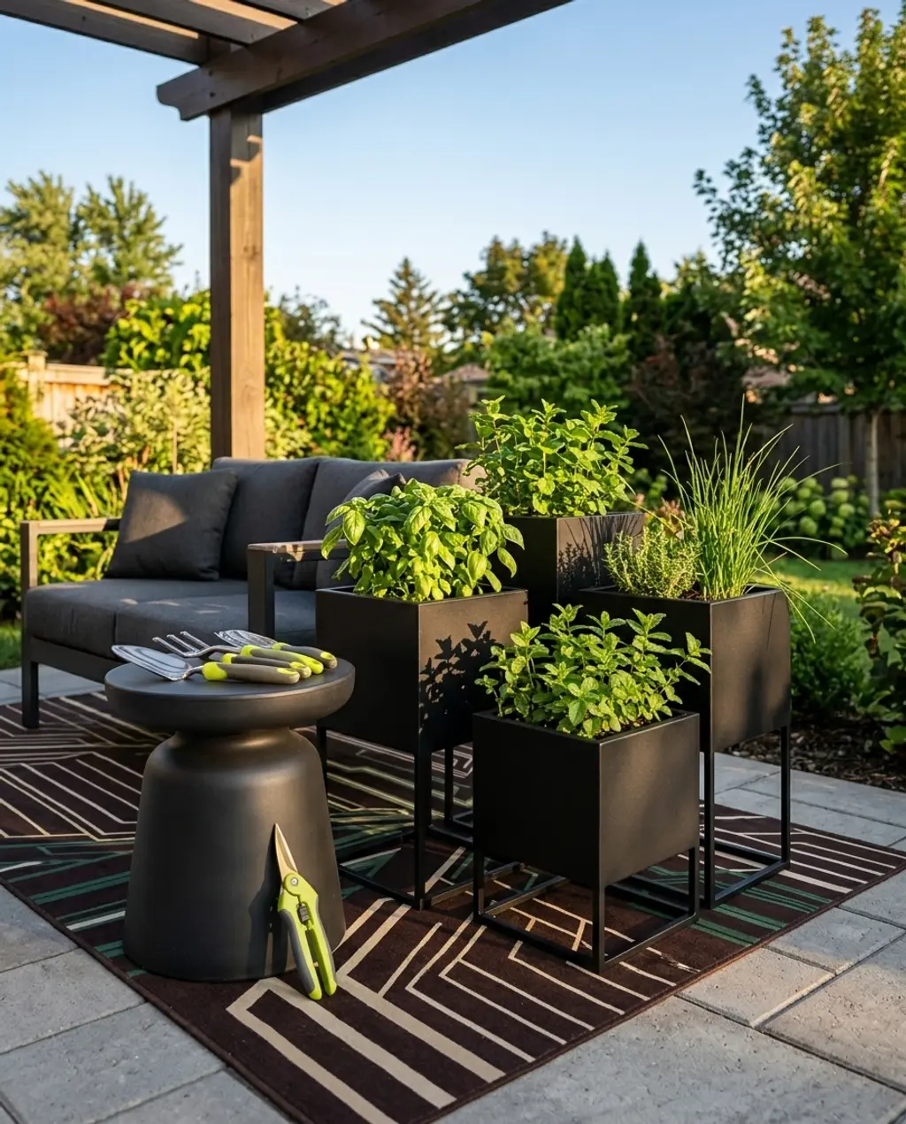 Minecraft Block Planters for Edible Gardens