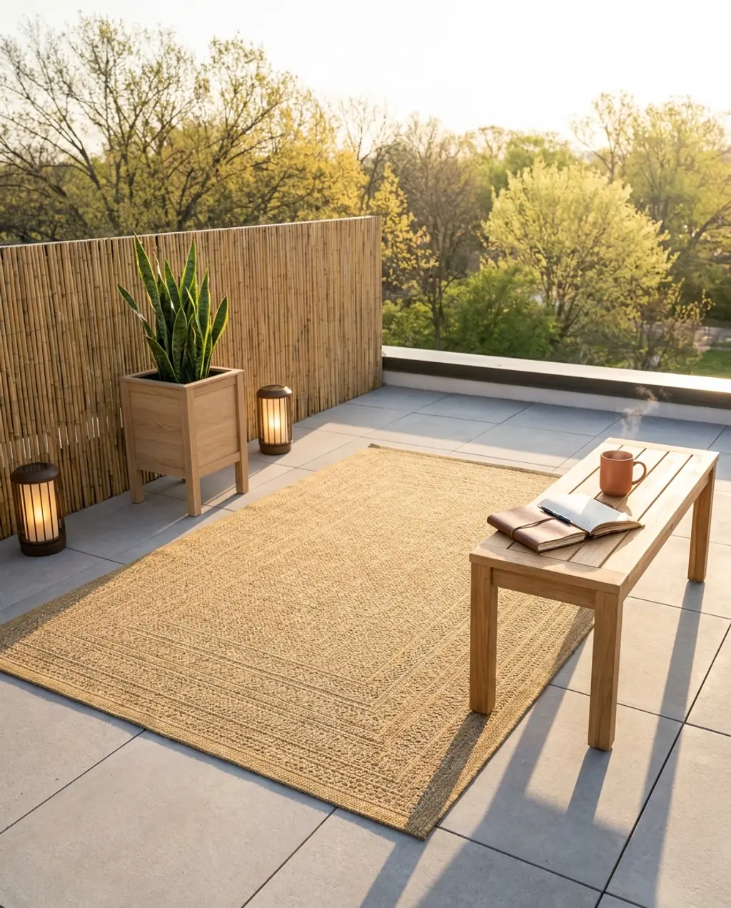 Rooftop Yoga & Meditation Deck — Luxury Version