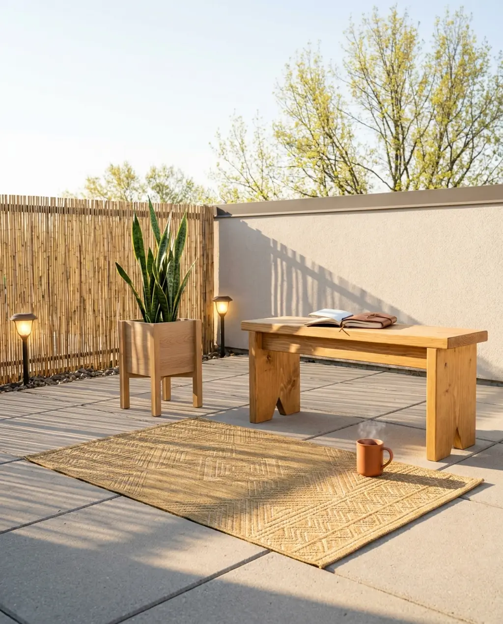 Rooftop Yoga & Meditation Deck — Budget Version