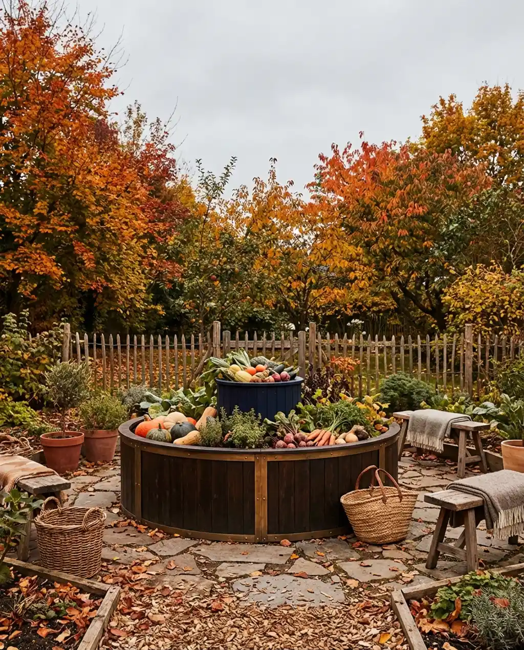Permaculture Inspired Keyhole Garden Raised Bed