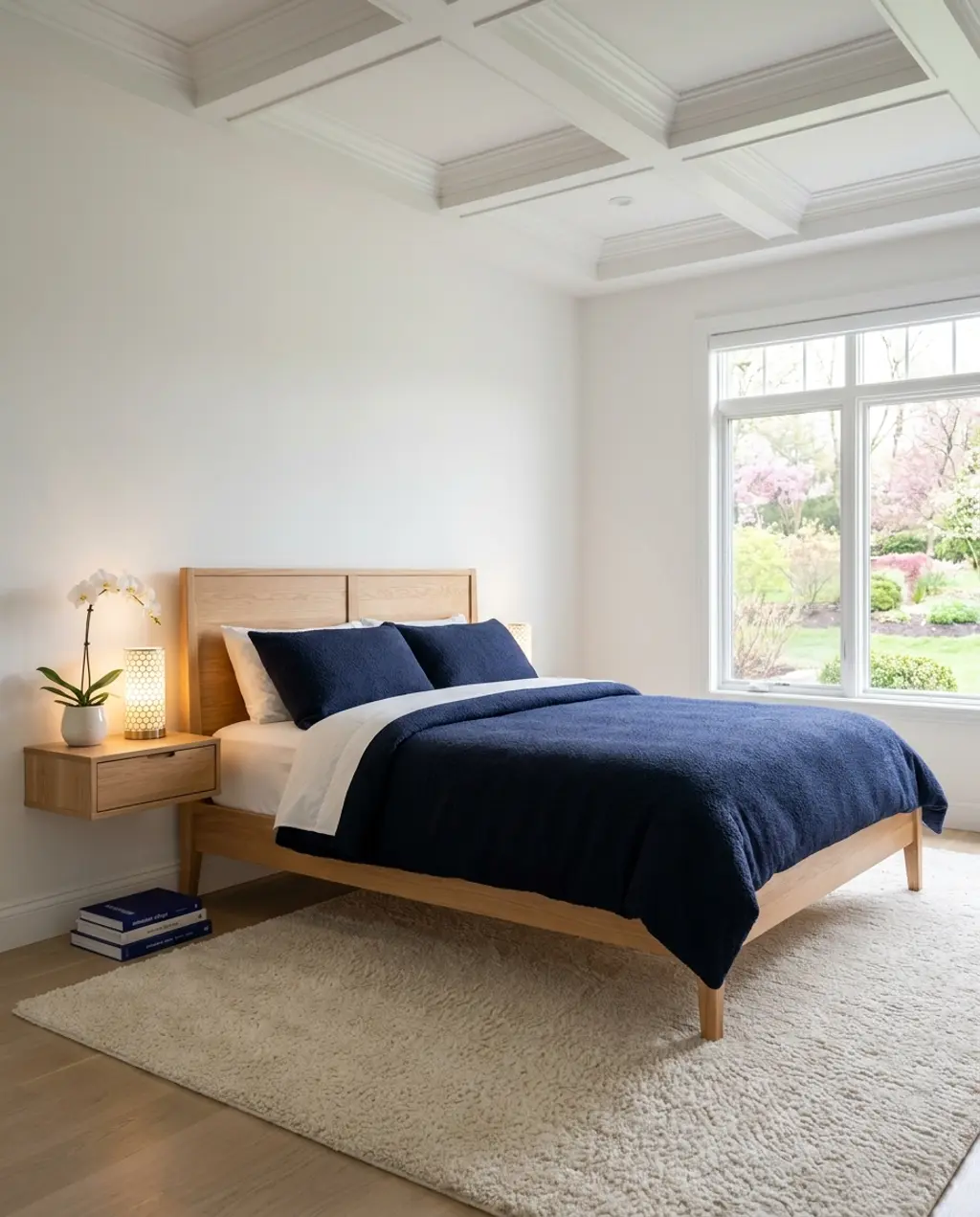 Bloxburg Modern Minimalist Spring Bedroom with Clean Lines