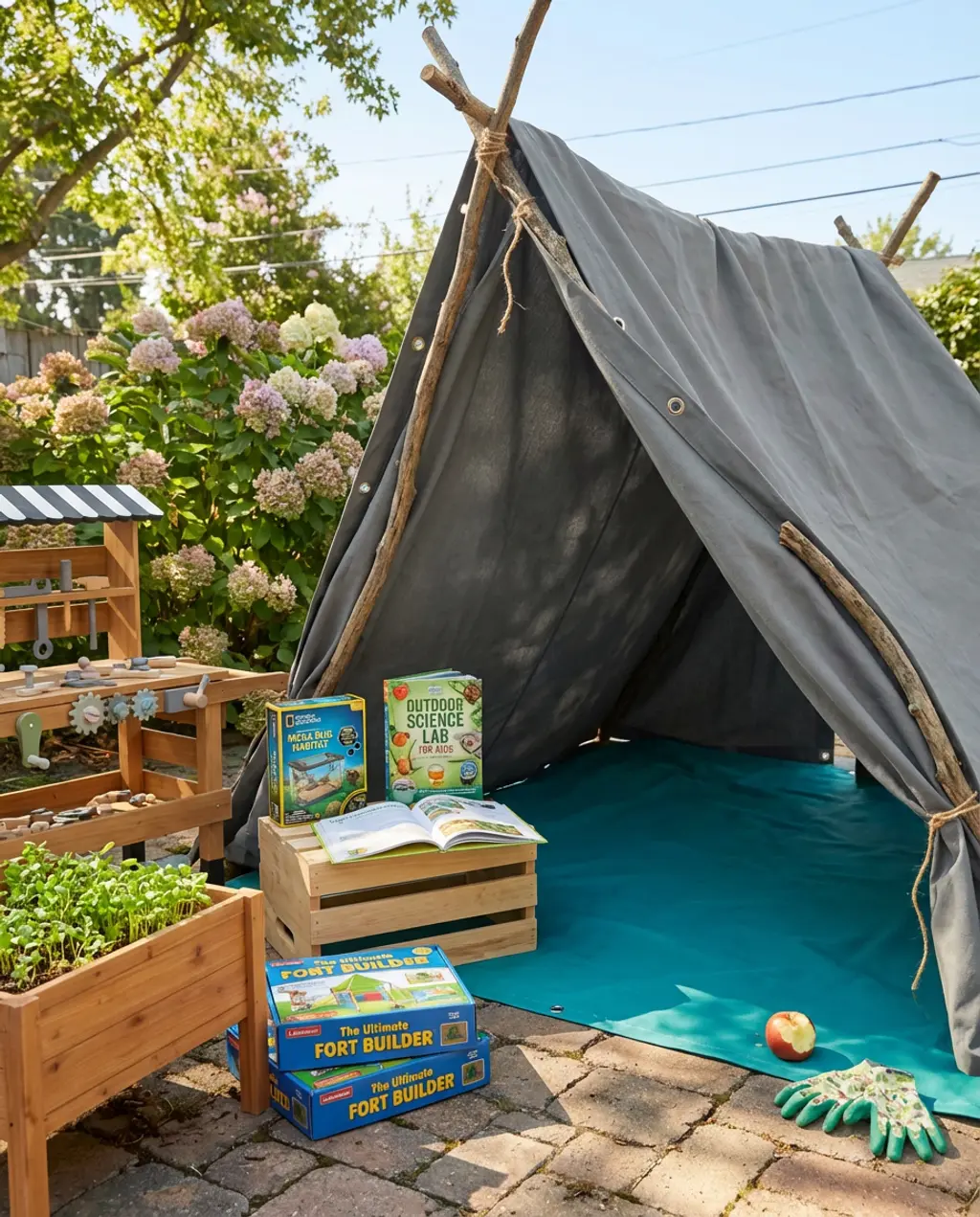 Build Your Own Fort & Den Area