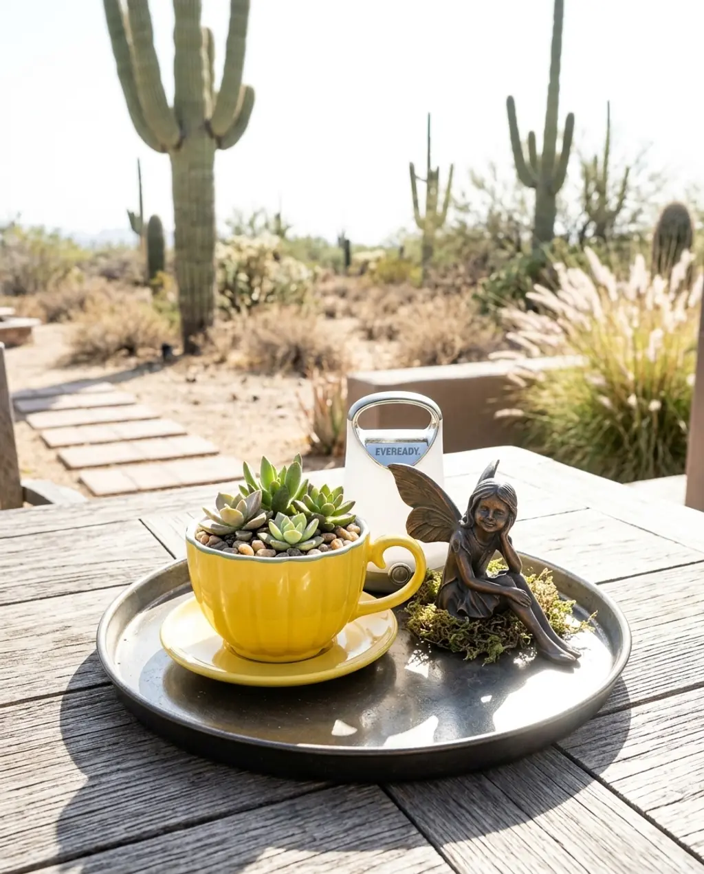 Enchanted Vintage Teacup Fairy Garden
