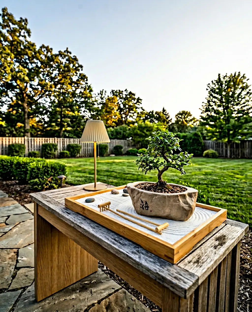 Miniature Desktop Zen Garden for Focus