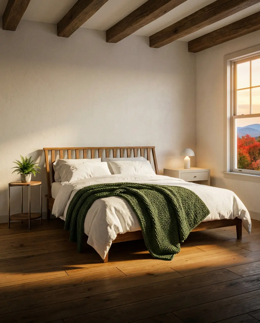 Serene Scandinavian Bedroom Oasis — Luxury Version