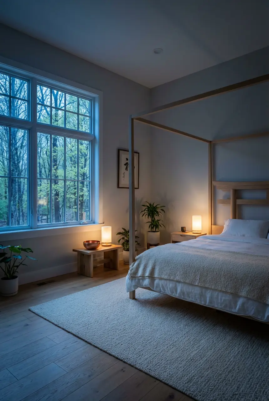 Tori-Inspired Zen Spring Bedroom with Minimalist Decor