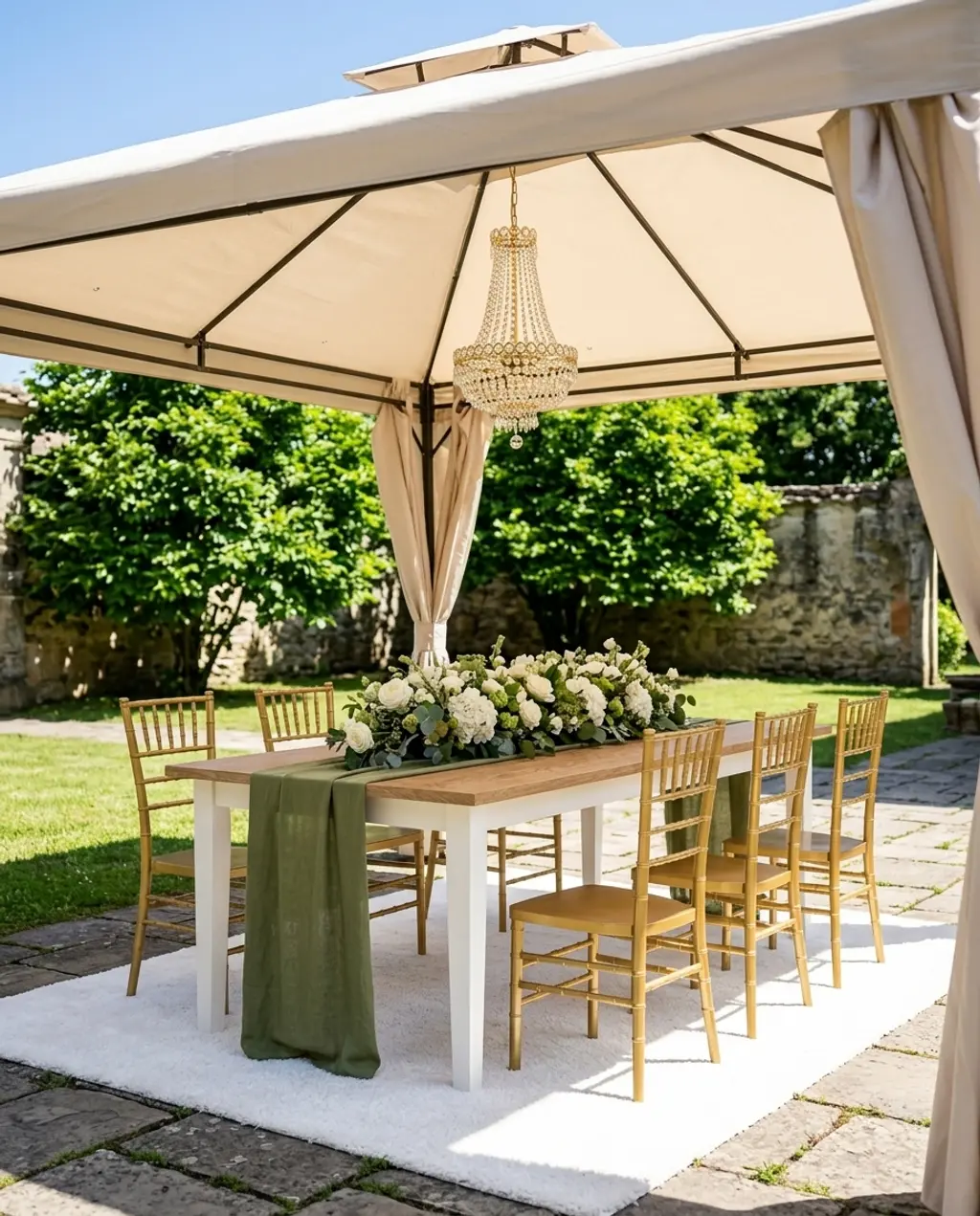 Grand Elegant Garden Tent Reception