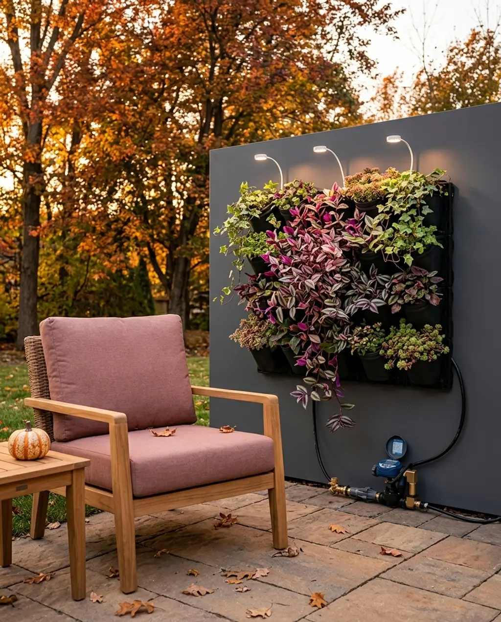 Vertical Living Wall for Maximum Greenery in Minimal Space