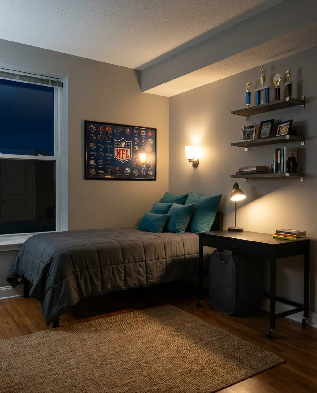 Athletic Inspired Dorm Room