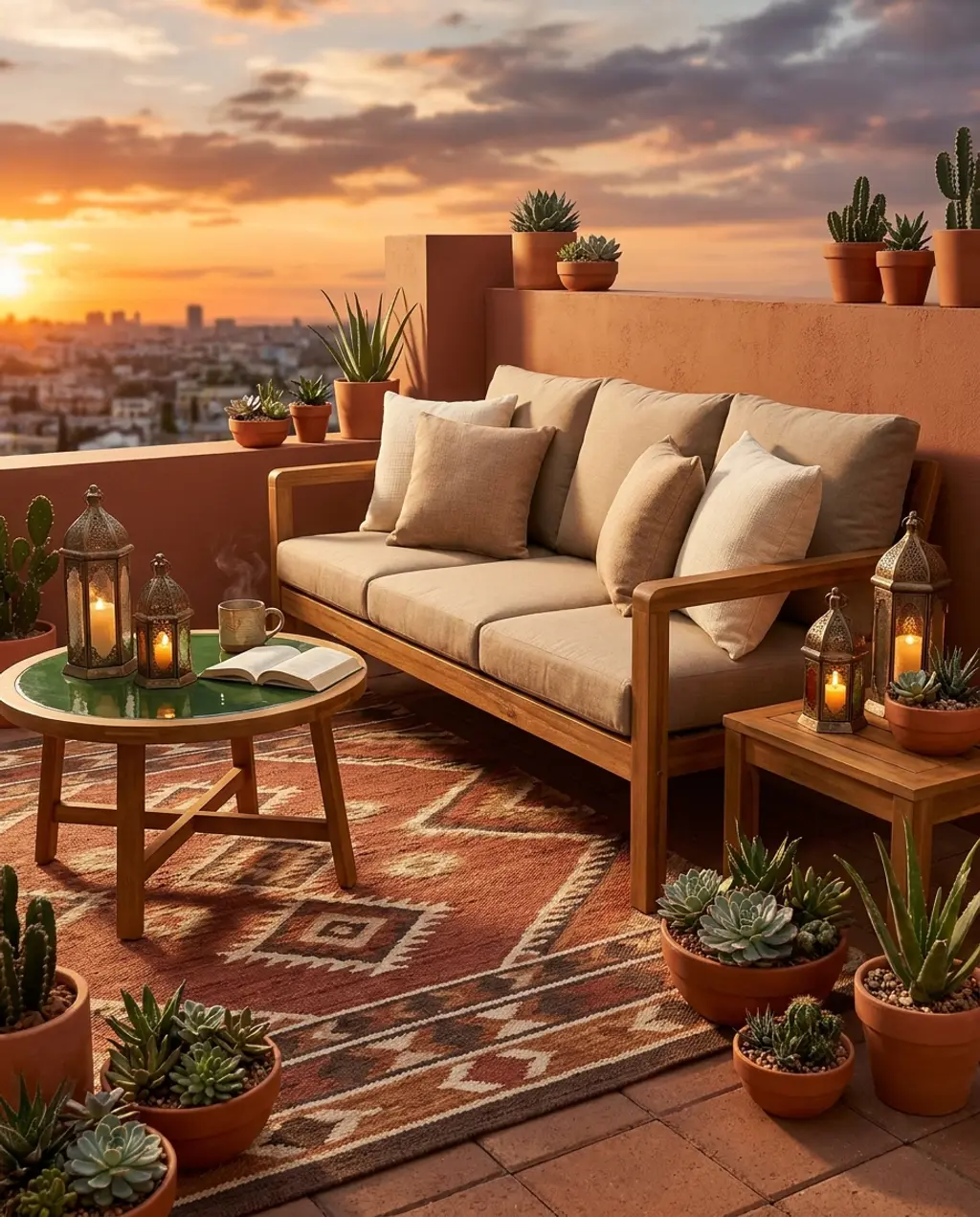 Bohemian Desert Chic Rooftop