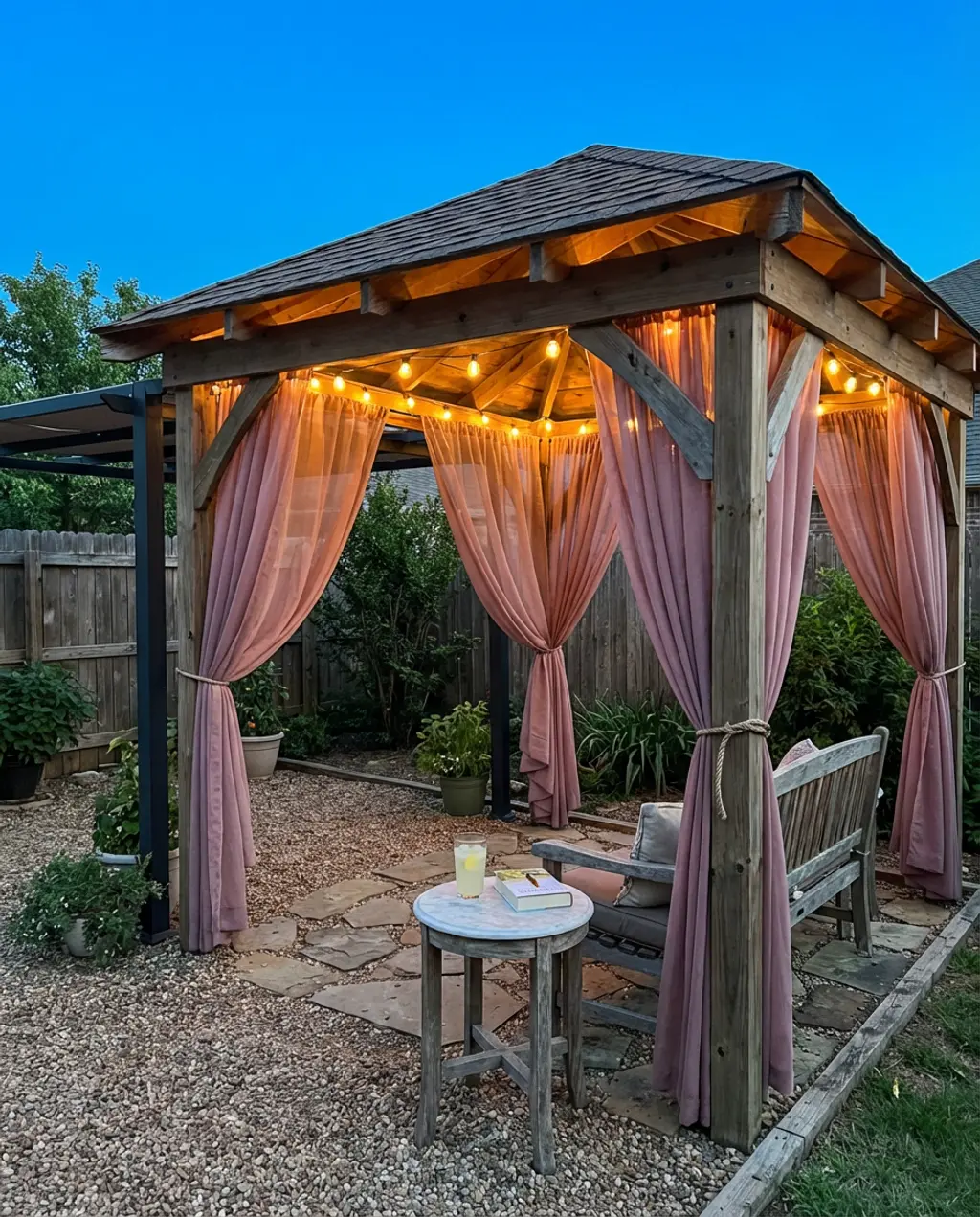 Budget-Friendly Small Covered BBQ Pergola — Luxury Version