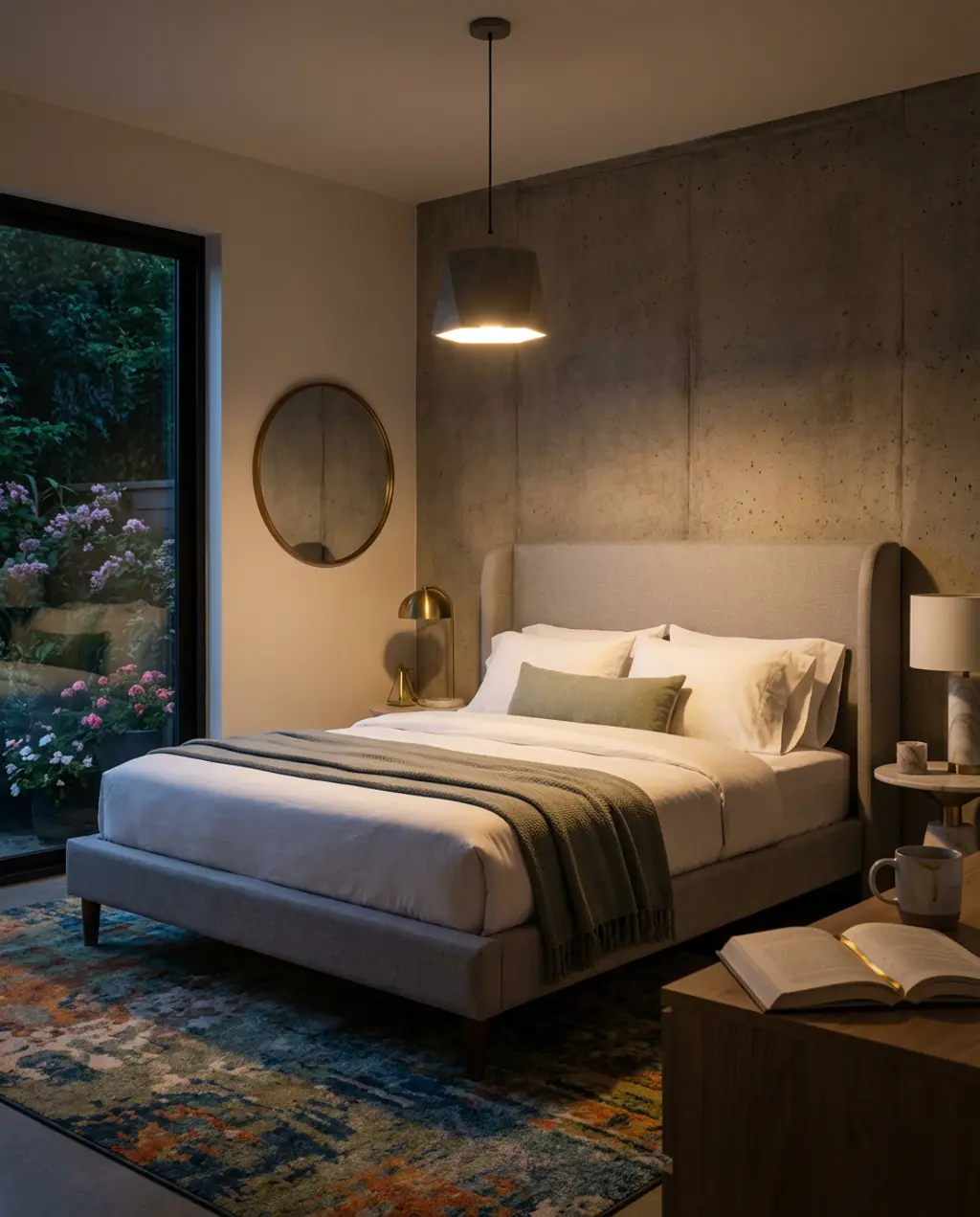 Contemporary Urban Loft Bedroom