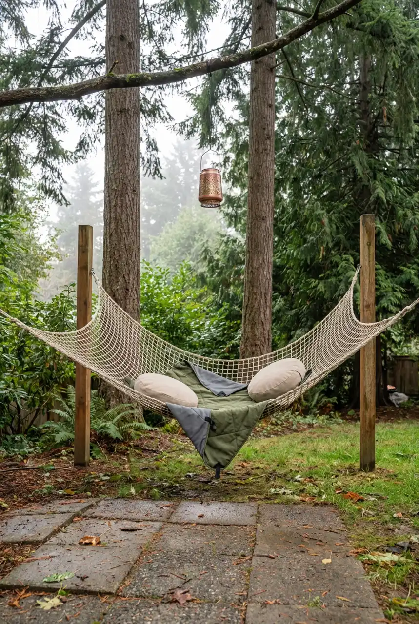 Suspended Mesh Tree Net for Aerial Relaxation & Play