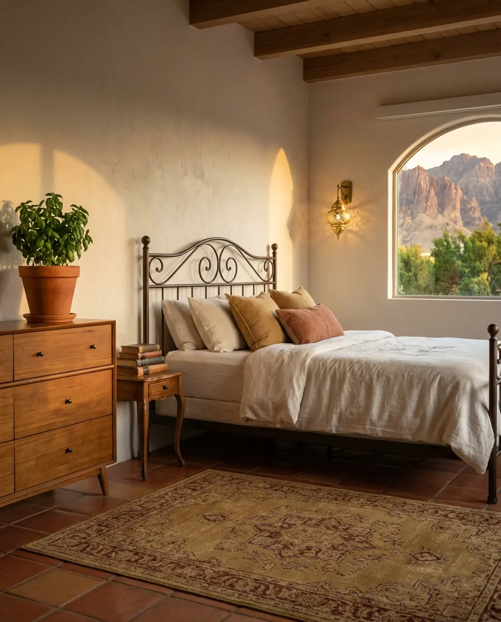 Mediterranean Inspired Bedroom