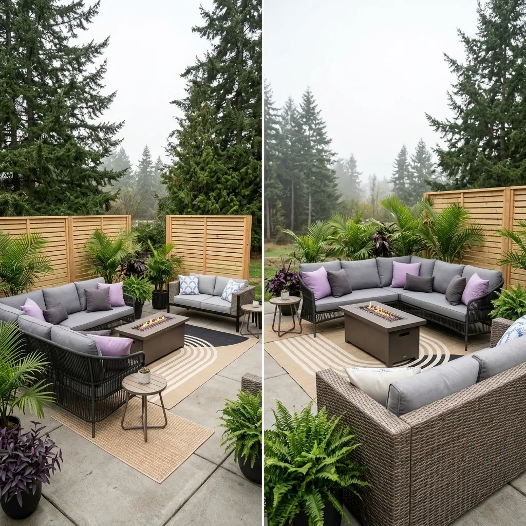 Modular Outdoor Living Room Space