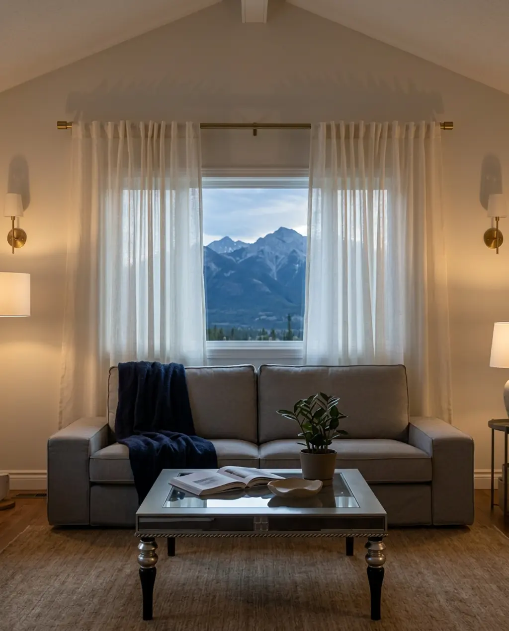 Living Room Refresh with New Spring Curtains